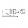 Volrubber contactstop 521 kleur Volrubber contactstop 521 kleur